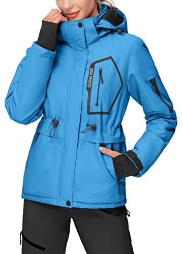 IUGA Women's Waterproof Winter Ski Jackets with Hood and Pockets