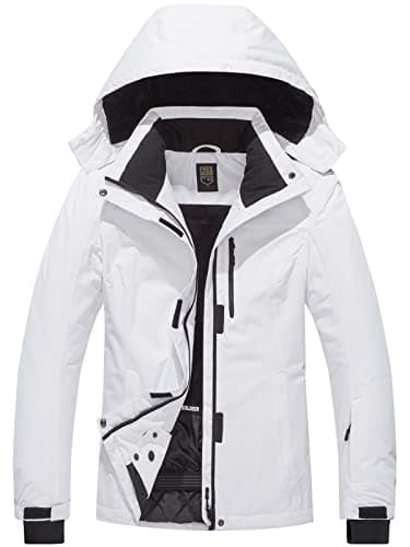 Women's Waterproof Ski Jacket with Fleece Lining