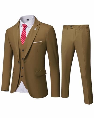 Slim Fit Suit Set for Men
