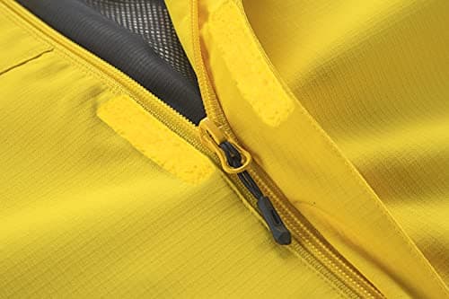 OTU Men's Lightweight Waterproof Hooded Rain Jacket for Hiking Travel