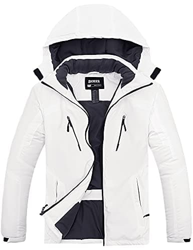 Skieer Men's Waterproof Winter Ski & Snowboarding Jacket Windproof Warm Raincoat