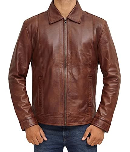 Blingsoul Black Men's Real Lambskin Leather Jacket