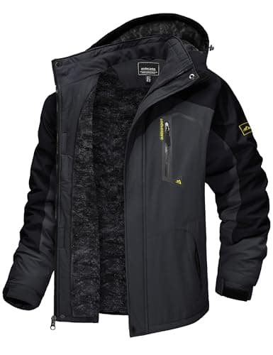 TACVASEN Men's Winter Insulated Snowboard Jacket with Hood