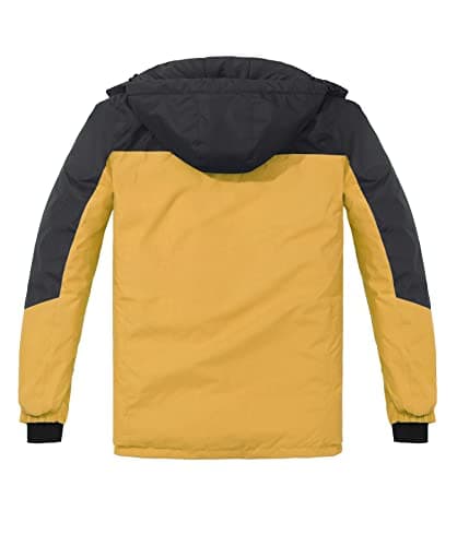 Spmor Men's Waterproof Hooded Ski Jacket Winter Snowboard Coat