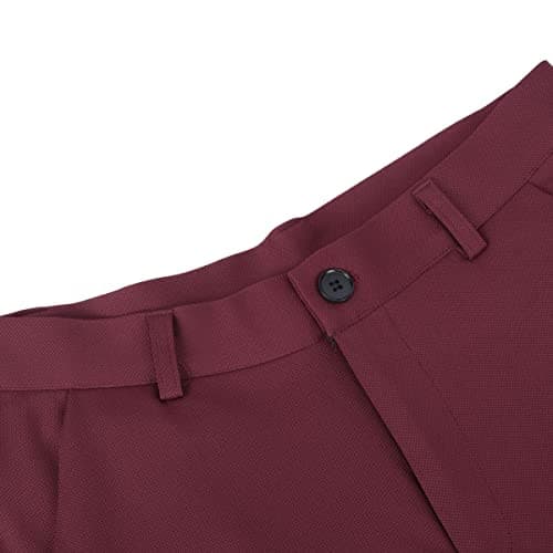 Classic Slim Fit Stretch Dress Pants for Men