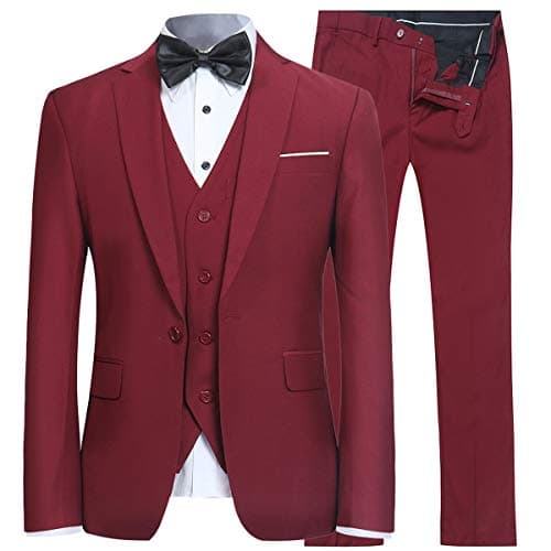 Men's Slim Fit 3-Piece Suit