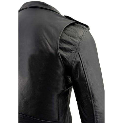 Milwaukee The Legend Classic Black Premium Leather Motorcycle Jacket