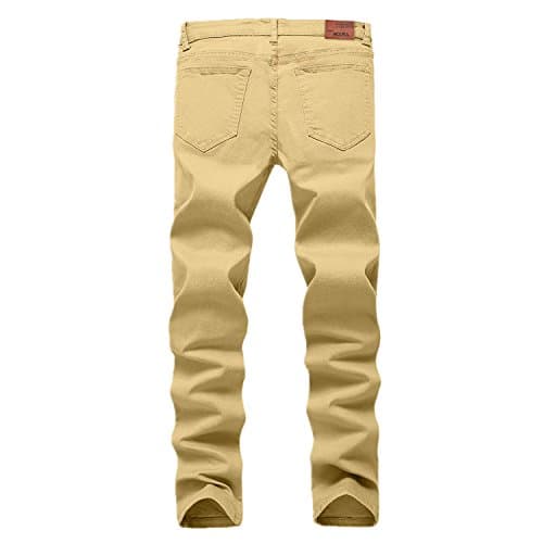 WULFUL Men's Slim Fit Stretch Denim Jeans