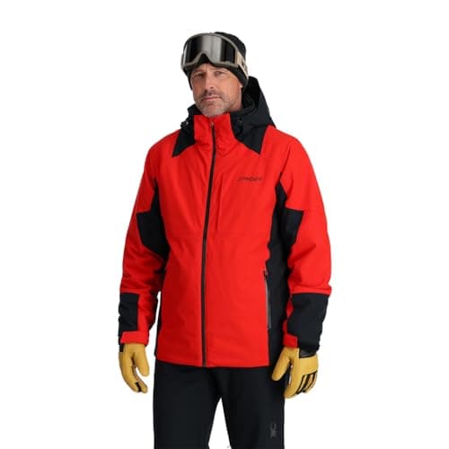 Spyder Men's Insulated Ski Hooded Snow Jacket