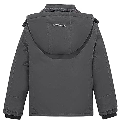 FARVALUE Boys' Waterproof Winter Ski Jacket Windbreaker Coat