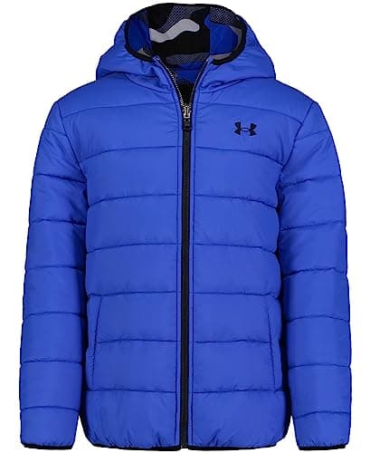 Under Armour Boys' Puffer Jacket, Water-Repellent, Zip Up