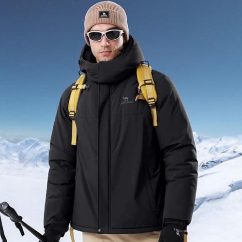 CAMEL CROWN Men's Waterproof Winter Snowboarding Jacket