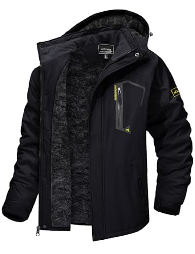 TACVASEN Men's Winter Insulated Snowboard Jacket with Hood