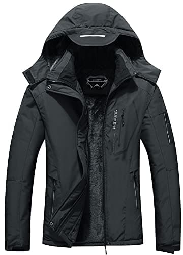 SUOKENI Women's Waterproof Warm Winter Ski Jacket with Hood