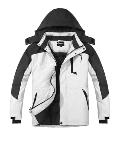 Spmor Women's Waterproof Hooded Ski and Snowboard Jacket for Winter