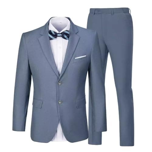 Slim Fit Men's Suits for Weddings, Prom, and Business Casual