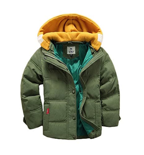 Vinmin Kids Winter Warm Hooded Quilted Coat Casual Outdoor Cute for Boys Girls