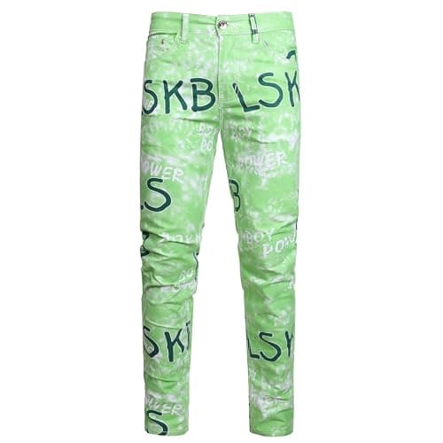 Slim Fit Men's Ripped Stretch Jeans
