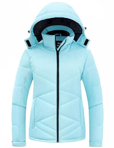 Women's Skiieer Waterproof Winter Snow Coat Warm Hooded Mountain Jacket
