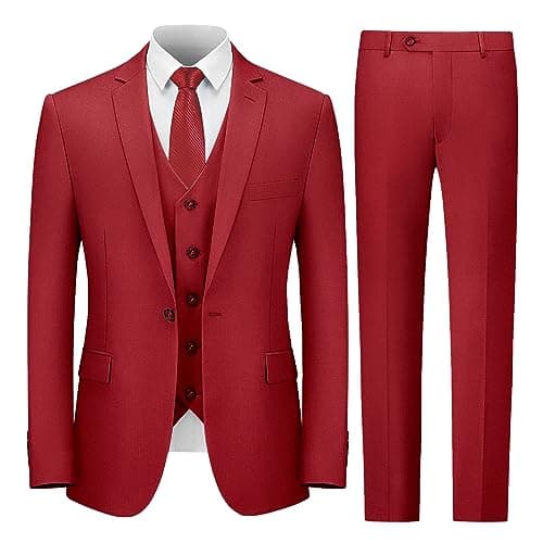 Slim Fit Men's 3-Piece Suit Set