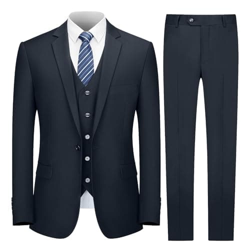 Slim Fit Men's 3-Piece Suit Set