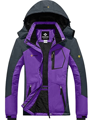 GEMYSE Women's Waterproof Ski Snow Jacket
