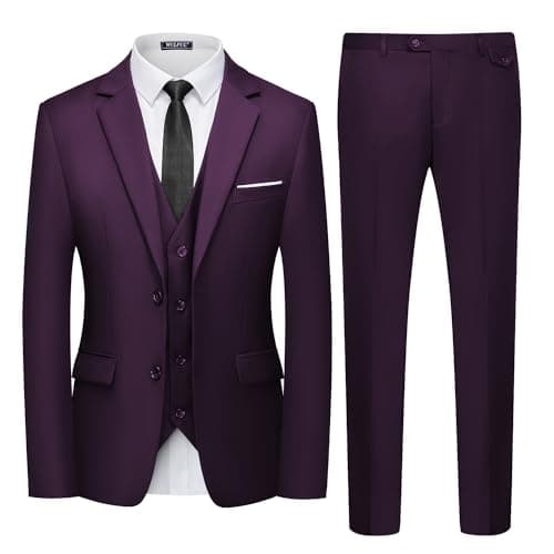 Men's 3 Piece Slim Fit Suit Set