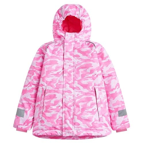 Owntop Kids Winter Ski Jacket Waterproof Puffer