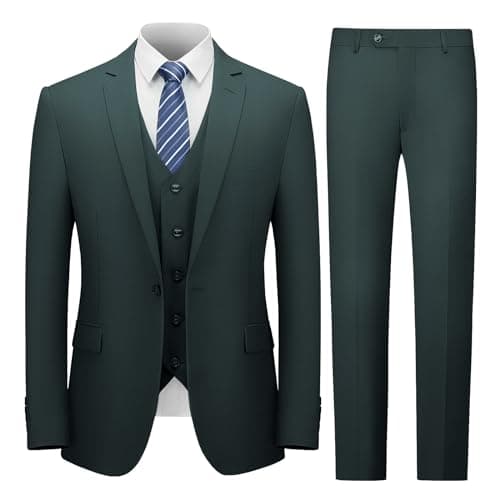 Slim Fit Men's 3-Piece Suit Set