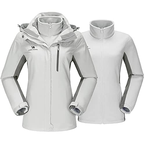 CAMEL CROWN Women's Waterproof 3-in-1 Winter Ski Jacket
