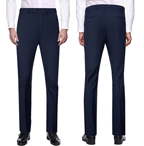 WOMS Men's Slim Fit 3-Piece Business Suit Set