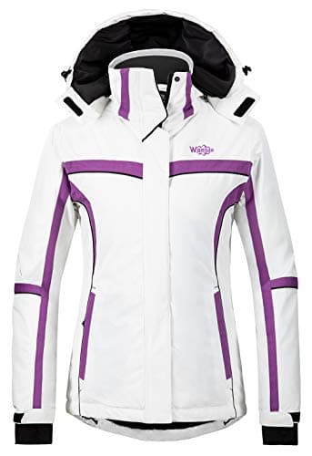 wantdo Women's Warm Waterproof Snowboarding Jacket Windproof Insulated Parka