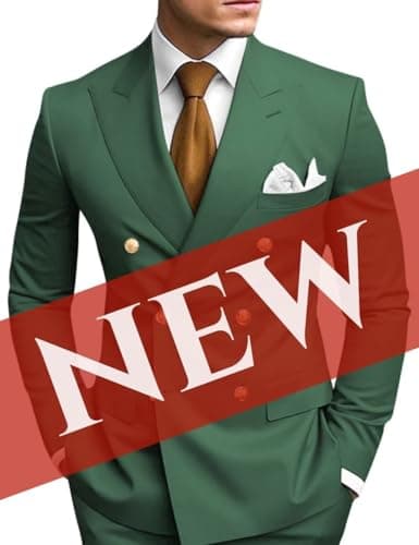 Double Breasted Suit Men Slim Fit 2 Piece Wedding Prom Set