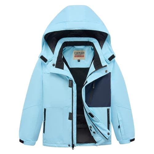 Boys' Waterproof Ski Jacket - Winter Snow Coat for Kids