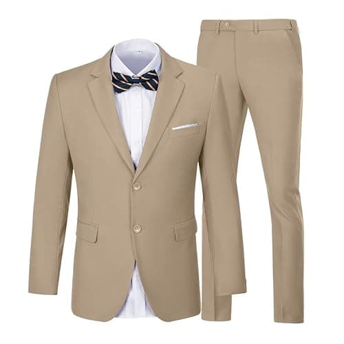 Slim Fit Men's Suits for Weddings, Prom, and Business Casual