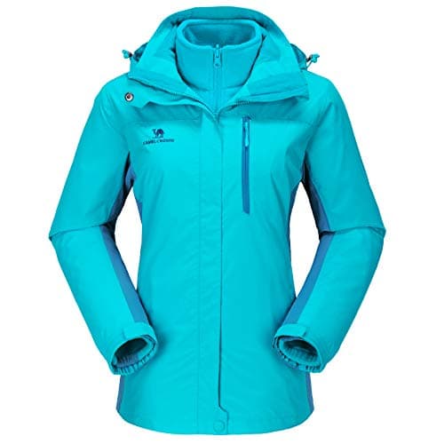 CAMEL CROWN Women's Waterproof 3-in-1 Winter Ski Jacket