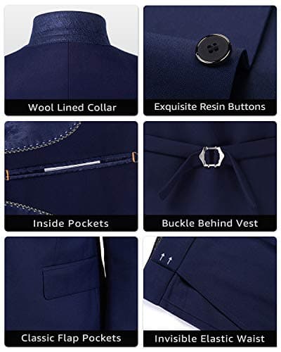 Slim Fit 3-Piece Suit Set for Men