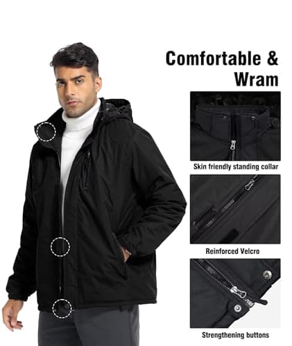 Men's Waterproof Mountain Ski Jacket
