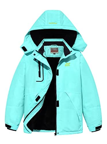 Warm Waterproof Ski Jacket for Girls