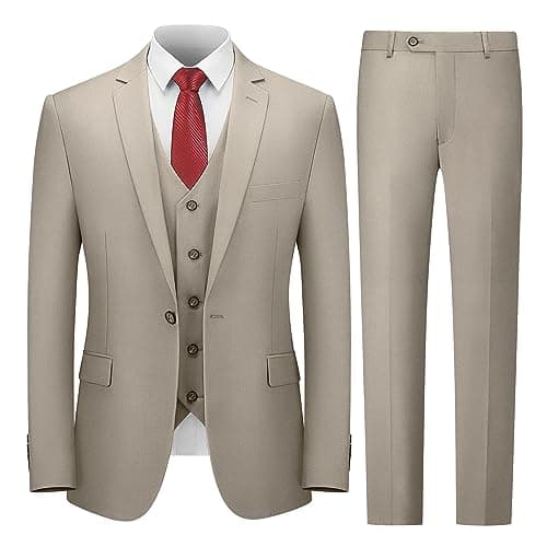 Slim Fit Men's 3-Piece Suit Set