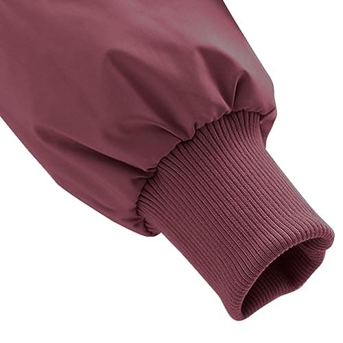 YMADREIG Women's Winter Cropped Down Jacket Zip-Up Padded Coat