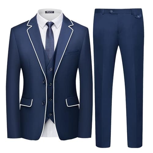 Men's 3 Piece Slim Fit Suit Set