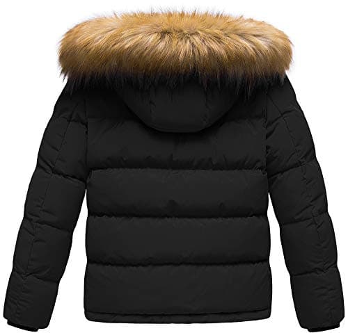 Creatmo US Boys' Water Resistant Winter Windbreaker Jacket