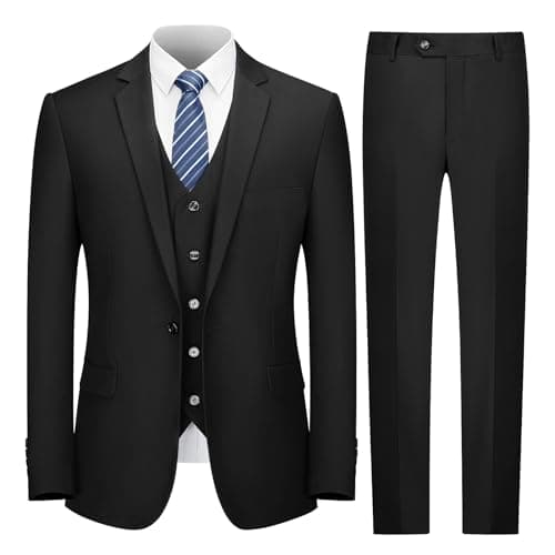 Slim Fit Men's 3-Piece Suit Set