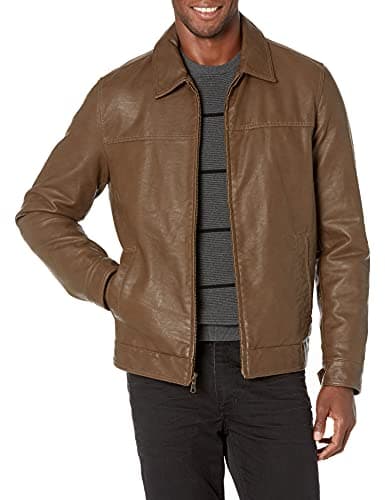 Tommy Hilfiger Men's Classic Faux Leather Jacket