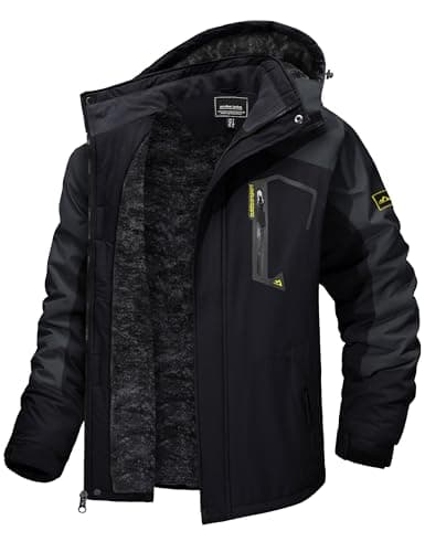 TACVASEN Men's Winter Insulated Snowboard Jacket with Hood
