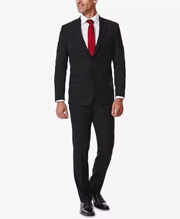 CAZUOYI Mens Slim Fit Prom & Business 2-Piece Suit Jacket & Pants Set