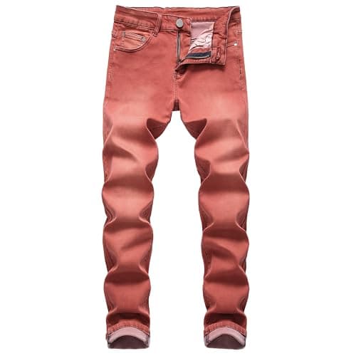 RANMCC Men's Slim Fit Ripped Jeans
