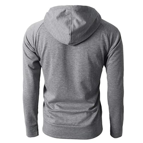 Retro Style Men's Long Sleeve Hooded Cardigan Coat
