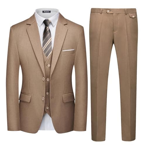 Men's 3 Piece Slim Fit Suit Set